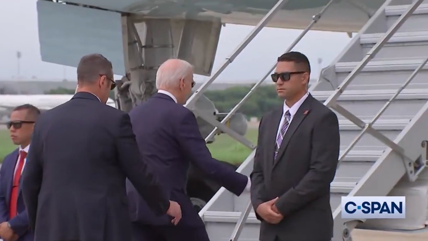 Joe Biden getting yelled at