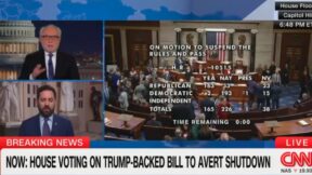 Wolf Blitzer and Mike Lawler