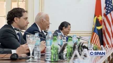 Joe Biden visits president of Angola