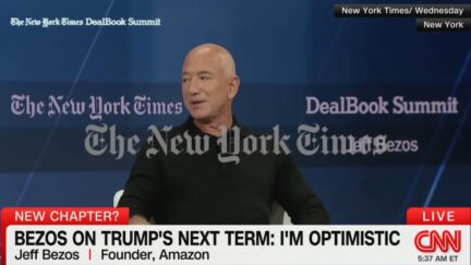 Jeff Bezos 'Optimistic' About 'Calmer' Trump