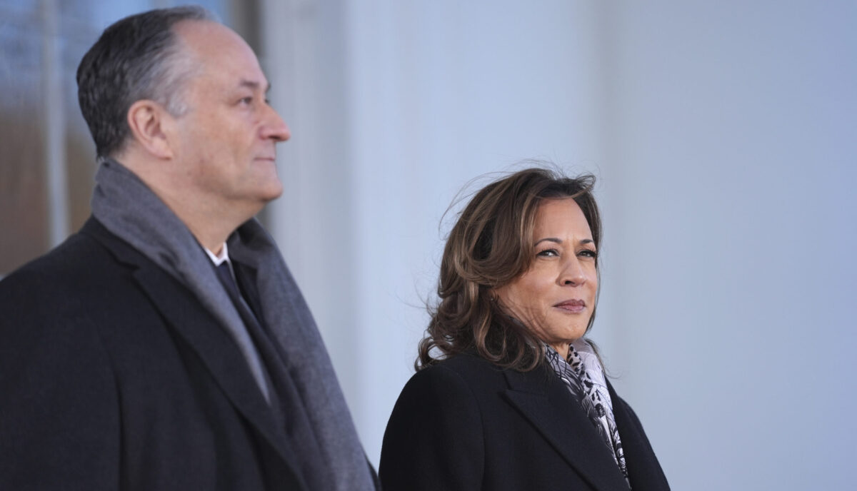 Doug Emhoff and Kamala Harris
