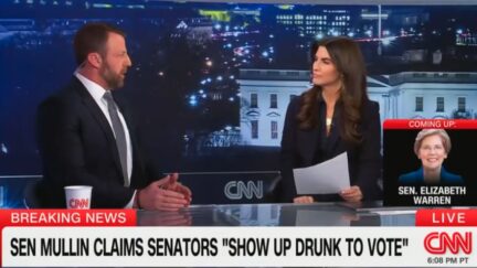 Markwayne Mullin and Kaitlan Collins