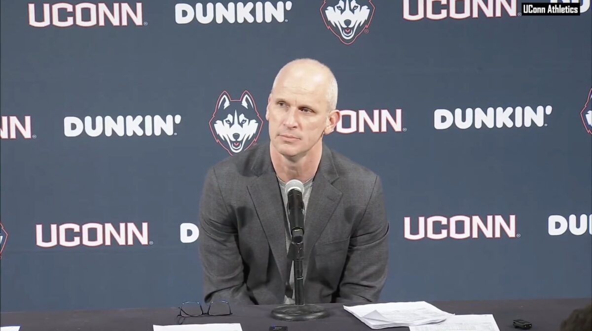 UConn men's basketball coach Dan Hurley