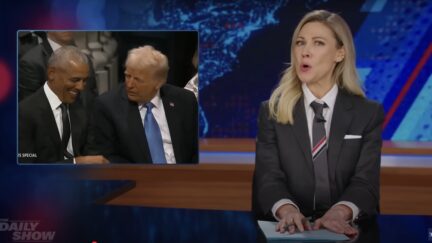 Daily Show Roasts Obama and Trump Chumming It Up at Carter Funeral