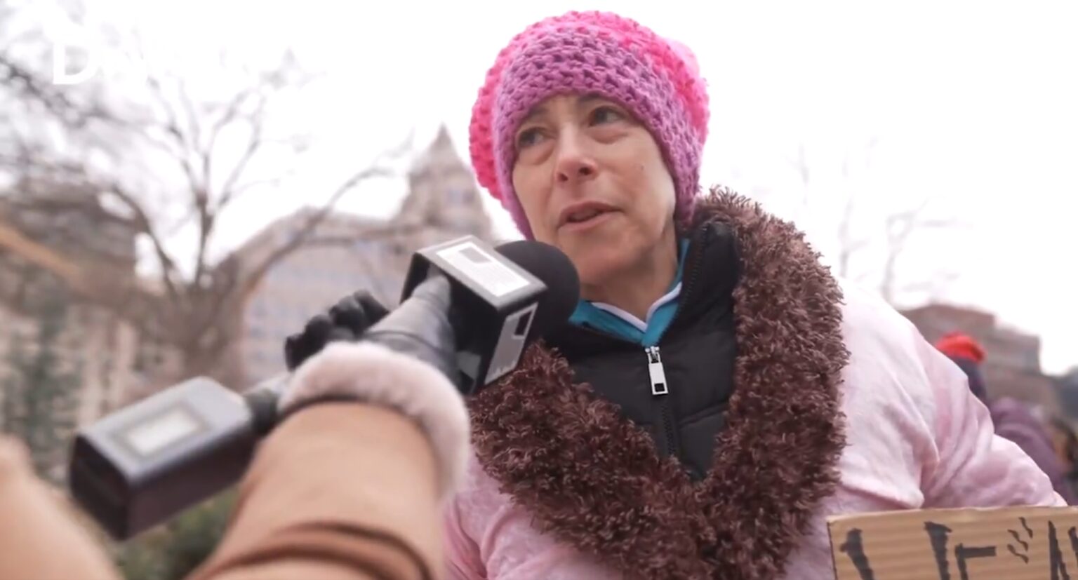 DC Protester Complains About The People's March