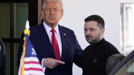 Trump and Zelensky