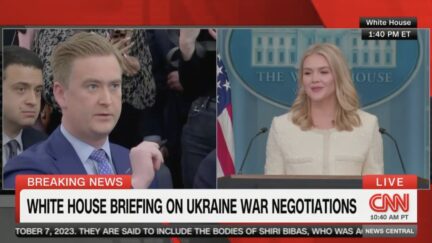 Peter Doocy and Karoline Leavitt