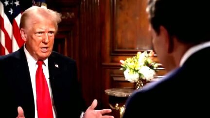 President Donald Trump peppered Fox News anchor Bret Baier with 