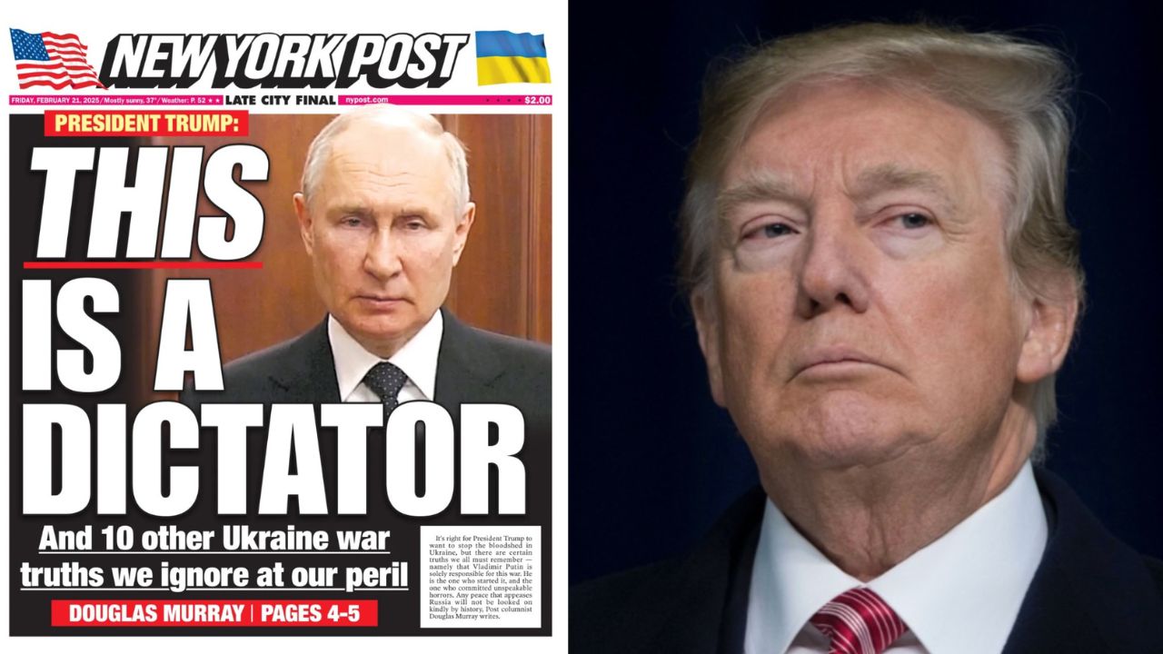 NY Post Ridicules Trump’s Ukraine Stance With ‘THIS IS A DICTATOR’ Cover (mediaite.com)