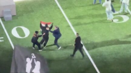Pro-Palestinian Protester Tries Disrupting Super Bowl Halftime