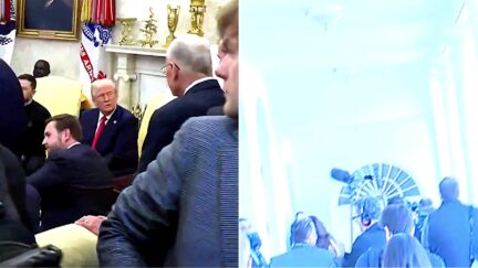 Hot Mic Catches Trump Giving Orders Seconds After Reporters Left Bombshell Oval Office Meeting