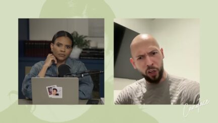 Candace Owens and Andrew Tate