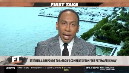 Stephen A. Smith reacts to LeBron James interview