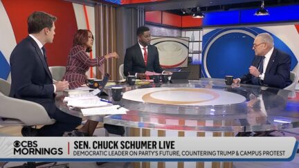 Gayle King Tells Chuck Schumer Dems Saying He's 'Gots To Go'