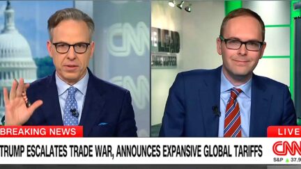CNN's Jake Tapper Roasts Trump With Cutting Jab After Fact-Checker Torpedoes 'Liberation Day' Tariff Rant