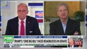 Larry Kudlow and John Kennedy