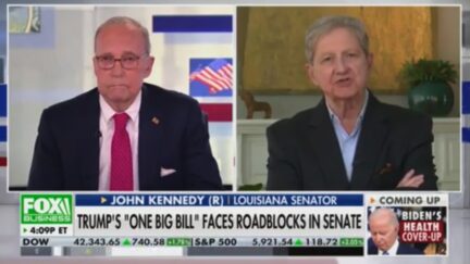 Larry Kudlow and John Kennedy