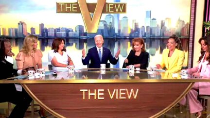 'That Was The Dropping Of The Mic!' View Hosts Crack Up At Biden Trump Slam