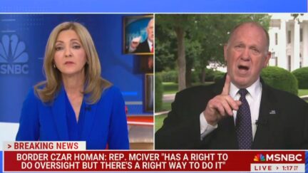Tom Homan Battles Chris Jansing Over Congresswoman's Assault Charge
