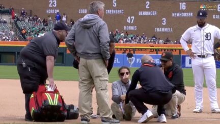 Crew Member Flips Off Cameras During Game