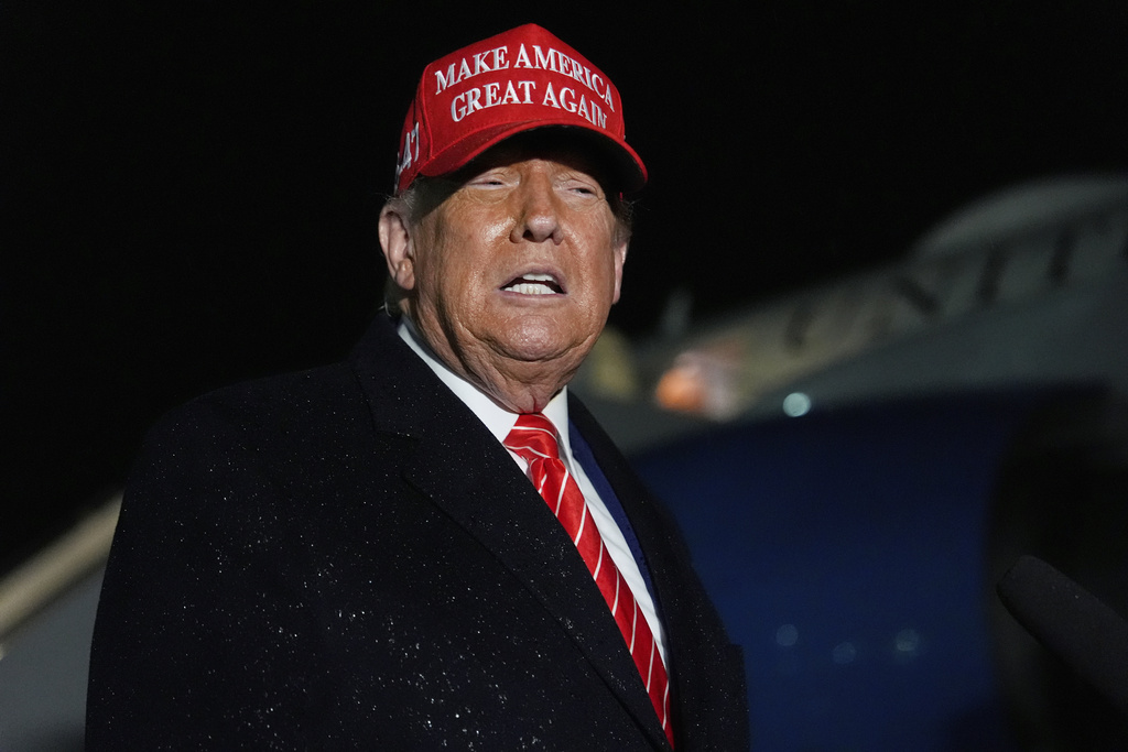 Donald Trump in MAGA hat