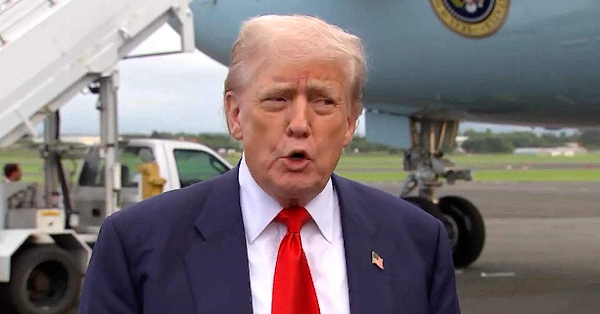 'Don't Talk About Trump!' Trump Bristles As Reporters Pepper Him About Epstein
