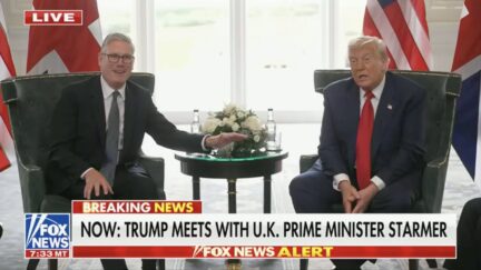 Keir Starmer and Donald Trump