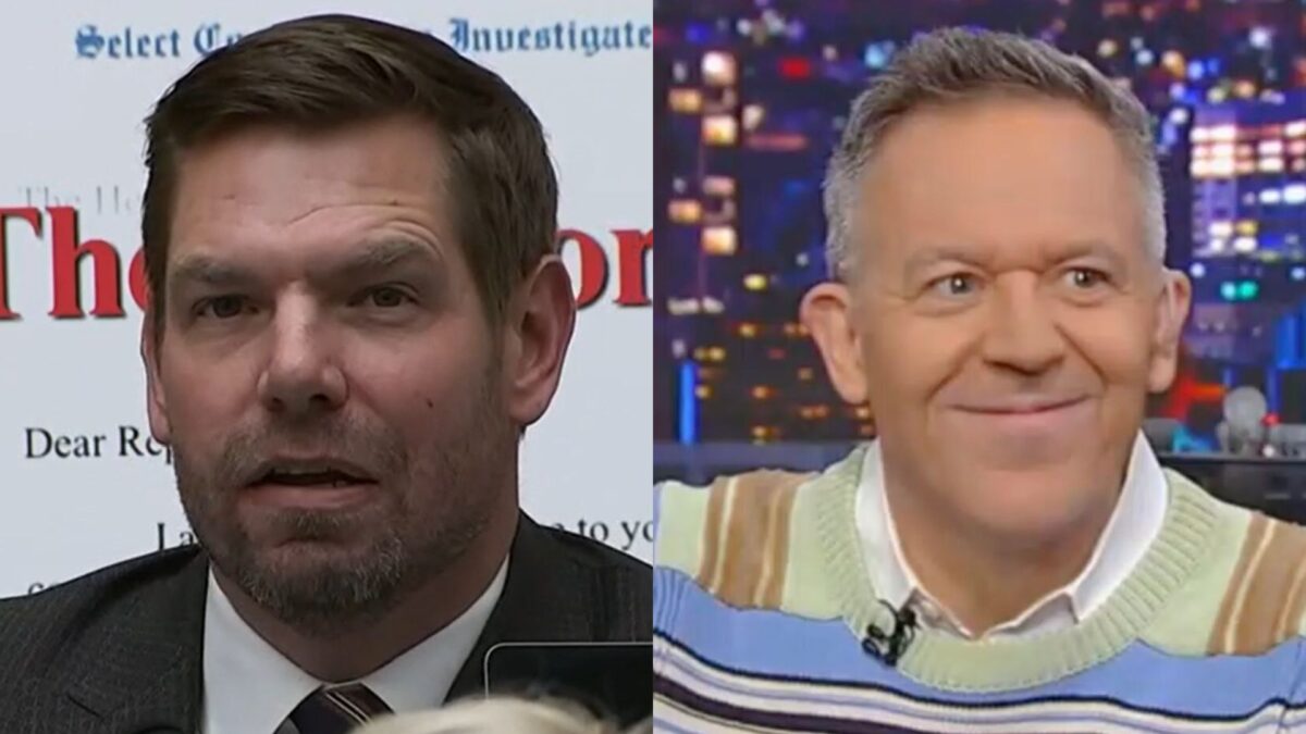 Eric Swalwell and Greg Gutfeld