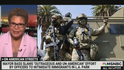 Karen Bass Responds To DHS Official Saying Arrest Is 'On the Table'