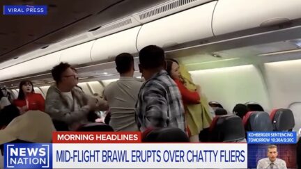 Fight Breaks Out Mid-Flight