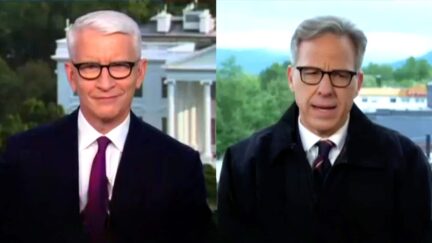 Hot Mic Catches CNN's Jake Tapper Getting Snippy During Live Shot With Anderson Cooper