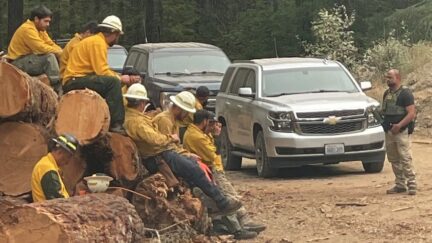 Bear Gulch wildfire fire crew/via Seattle Times