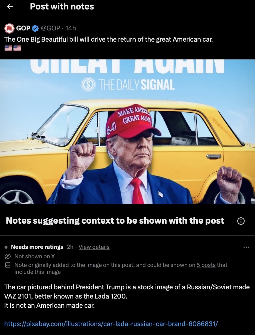 GOP Lada tweet