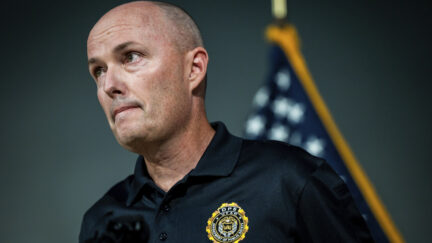 Gov. Spencer Cox speaks at a press conference at Utah Valley University after Charlie Kirk, CEO and co-founder of Turning Point USA, was shot and killed during a visit at the university in Orem, Utah, on Wednesday, Sept. 10, 2025.