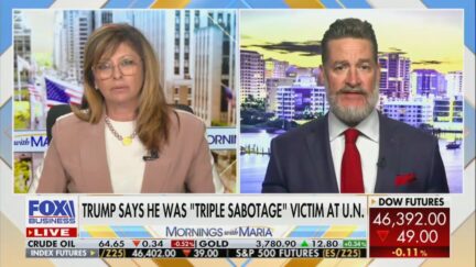 Maria Bartiromo and Greg Steube