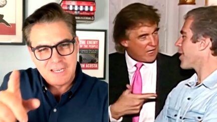 Jim Acosta Wants Trump Portrait Replaced With Epstein Pic In Next White House