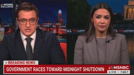 Chris Hayes and AOC