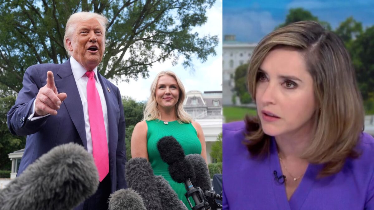 Donald Trump, Karoline Leavitt, Margaret Brennan