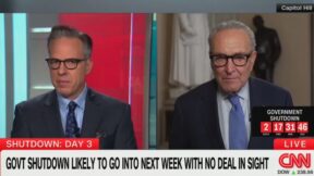 Jake Tapper and Chuck Schumer