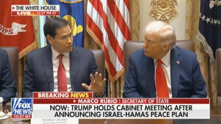 Marco Rubio and Donald Trump