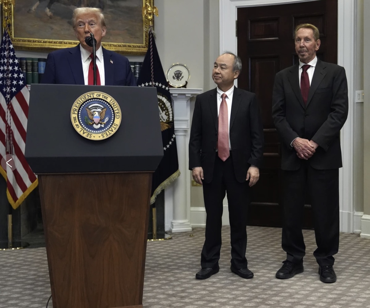 Trump and Larry Ellison