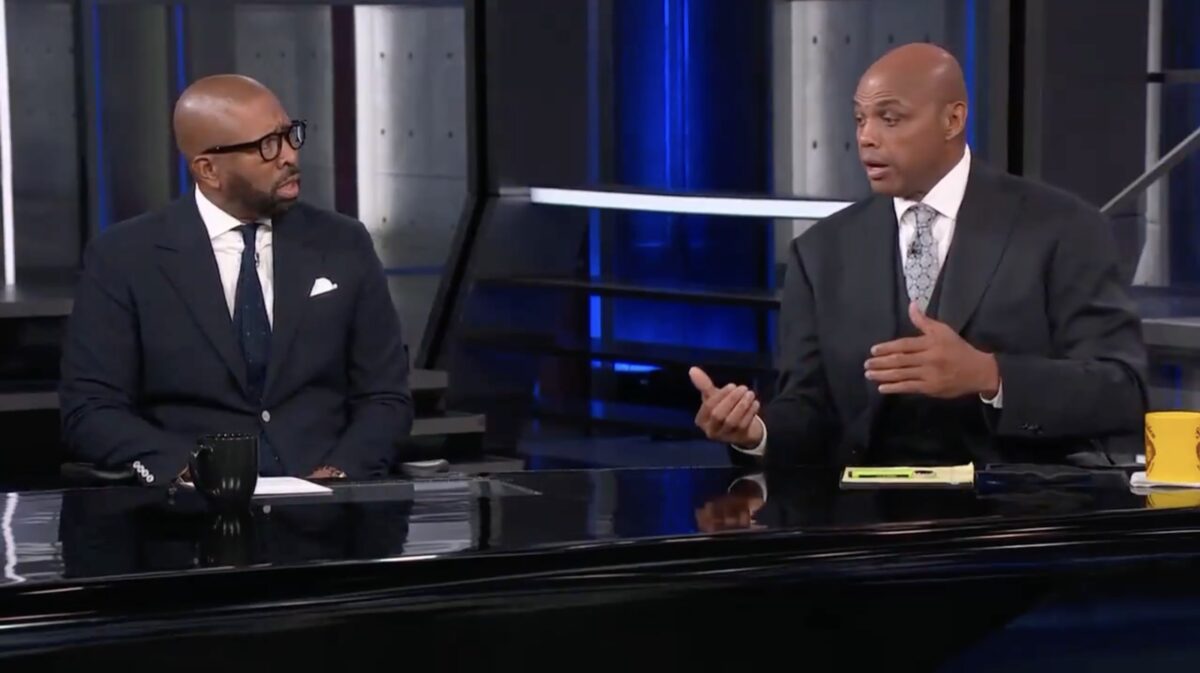 Charles Barkley and Kenny Smith