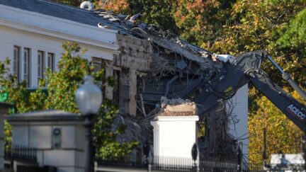 demolition of East Wing of White House