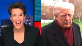 MS Host Rachel Maddow Laughs In Trump's Face Over 'Blurted Out' Admission To Reporters