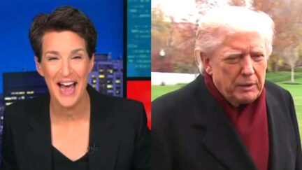 MS Host Rachel Maddow Laughs In Trump's Face Over 'Blurted Out' Admission To Reporters
