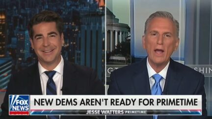 Jesse Watters and Kevin McCarthy