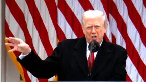 Trump Calls BS On Own Administration During Wild Riff On Crime At Turkey Pardon