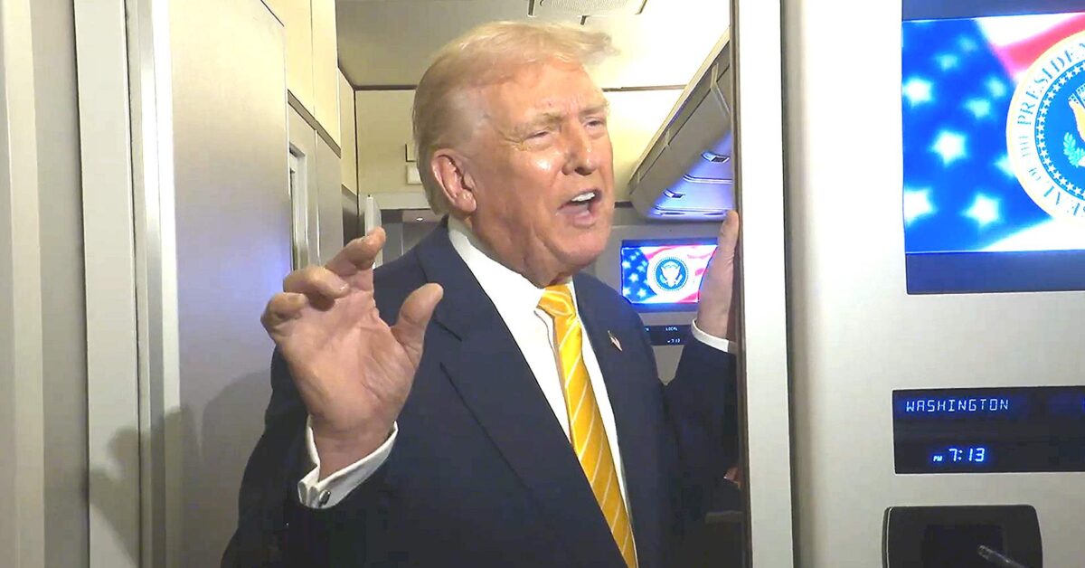 Trump Floats Bonkers Theory Things Added To Epstein Files