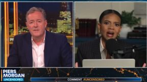 Piers Morgan and Candace Owens