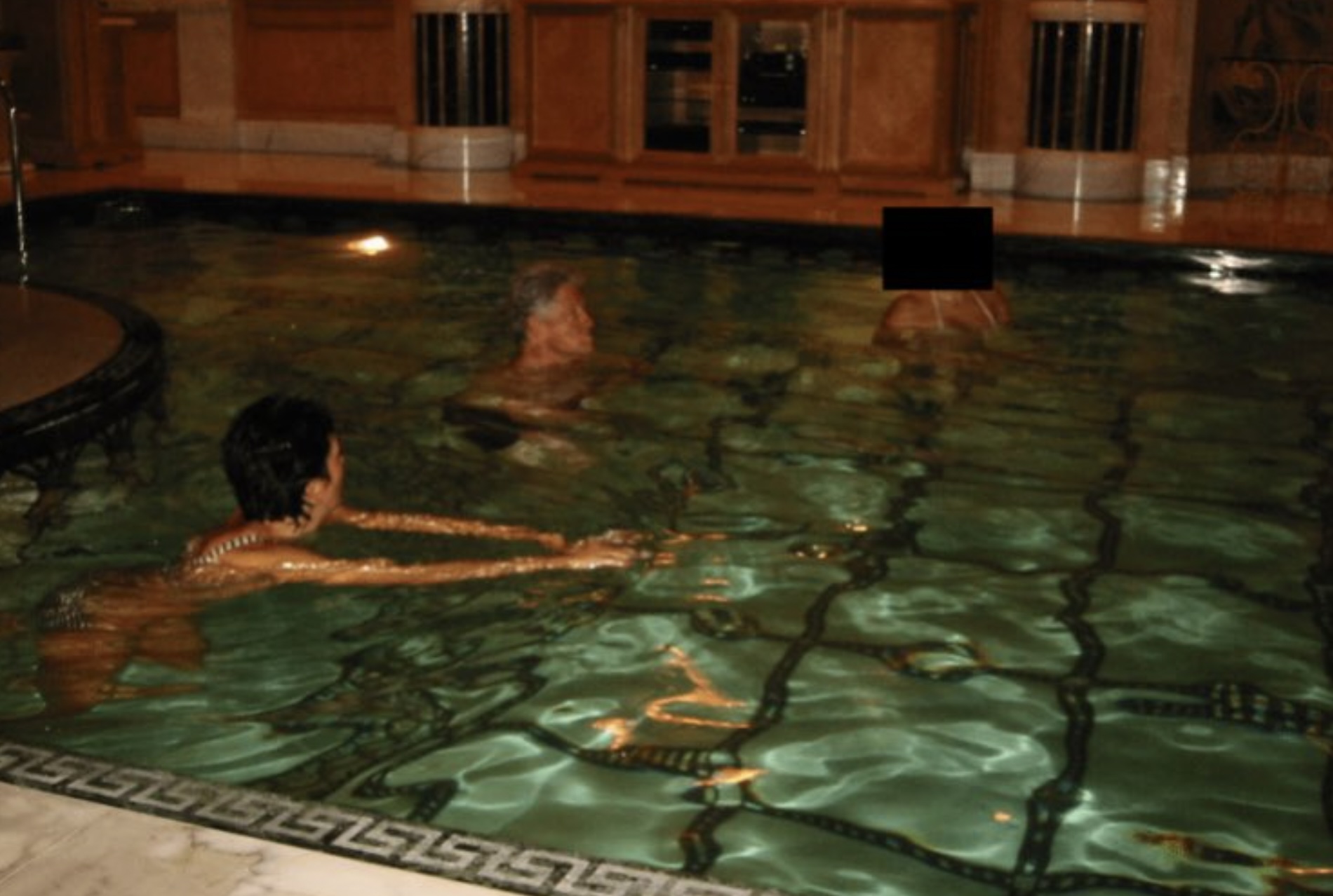 Ghislaine Maxwell and Bill Clinton